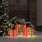 vidaXL Decoratie voor Geschenkdoos 3 pcs kleurrijk 20 x 20 x, Verzenden, Nieuw