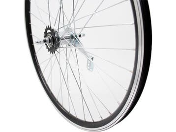 Roland achterwiel 26 x 1.75 - remnaaf Alu V-profil - zwart, Fietsen en Brommers, Verzenden, Zo goed als nieuw, Roland