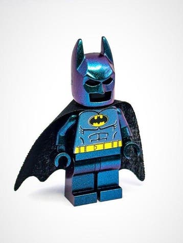 Lego Minifiguur - DC Comics - Lego Chrome Iridescent Batman, Nieuw