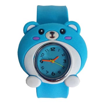 Fako - Kinderhorloge - Slap On - Muis - Blauw, Verzenden, Nieuw