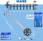 Oprolsysteem zwembad -  Zwembadroller - Afdekzeil zwembad -, Verzenden, Zo goed als nieuw