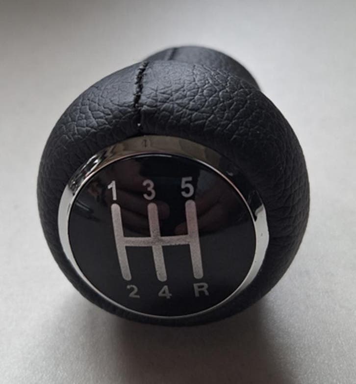 Pookknop Audi 80 B3 Echt lederen knop 5 Versnellingen, Auto diversen, Auto-accessoires, Nieuw, Verzenden