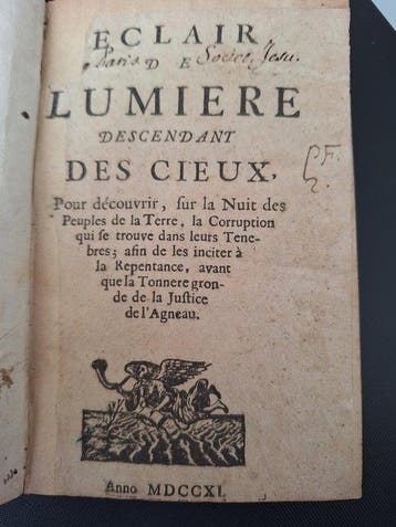 B. Furly - Eclair de Lumiere, descendant des Cieux - 1711