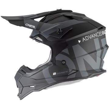 Crosshelm Oneal 2 Series Slick Zwart / Grijs - MAAT L, Motoren, Kleding | Motorhelmen, Verzenden, Nieuw met kaartje, Offroadhelm