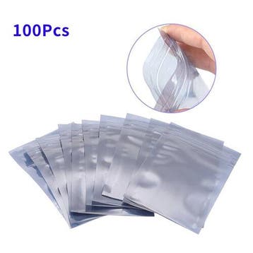 Antistatische zakken 6 x 9 cm ESD zakken hersluitbaar 100..., Verzenden, Nieuw