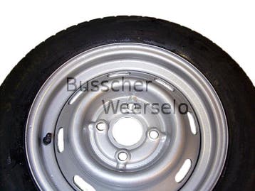 Aanhangwagen Wiel - 13 Inch - Band+Velg 100*4 - 155/70 R13, Auto diversen, Aanhangwagen-onderdelen, Ophalen of Verzenden, Nieuw