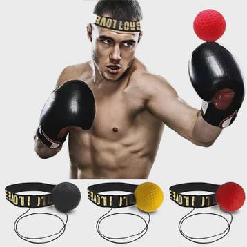 Reactie Bal Boksen met Hoofdband - Verbeter Snelheid, Coördi, Verzenden, Nieuw