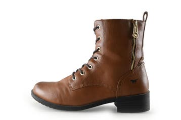 Mustang Veterboots in maat 42 Cognac, Kleding | Dames, Schoenen, Overige kleuren, Verzenden, Overige typen, Zo goed als nieuw
