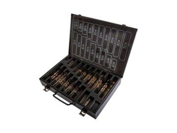 Metaalborenkoffer DIN338 HSS-Co Cobalt 5% 170-delig 1-10mm x, Ophalen of Verzenden