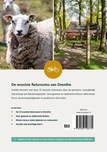 Drenthe - De 25 mooiste fietsroutes / Fietsgids, Verzenden, Zo goed als nieuw, Godfried van Loo