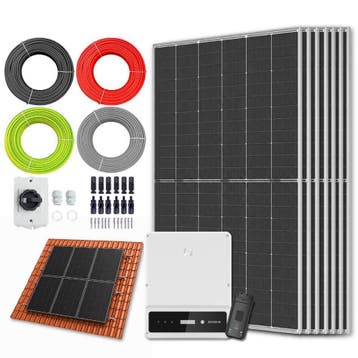 Zonnepanelen Pakket Schuindak 5.6 kW 10x 560Wp, Ophalen of Verzenden, Nieuw