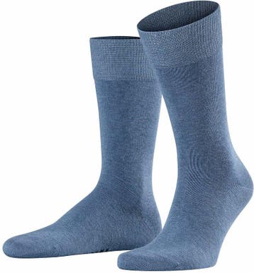 Falke Happy Sokken 2 Paar Blauw Melange maat 47-50 Heren, Kleding | Heren, Sokken en Kousen, Verzenden, Nieuw, Blauw, FALKE