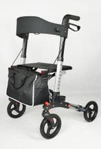 Rollator Plaza Lite Dubbel Opvouwbaar Silver (Nieuw), Diversen, Rollators, Ophalen of Verzenden, Opvouwbaar, Nieuw