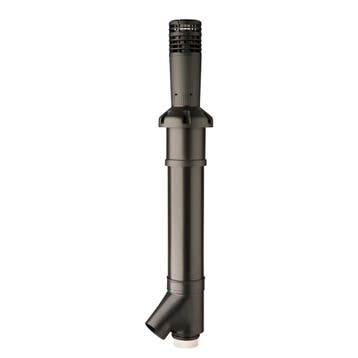 MultiVent 5V Combi Dakdoorvoer 2x125 1650mm zwart, Ophalen of Verzenden, Nieuw