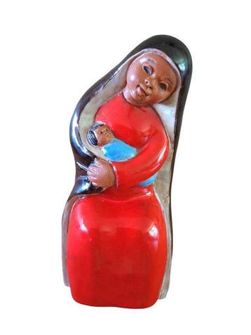 Conrad Paris - Beeld - Madonna met kind - 16 cm -