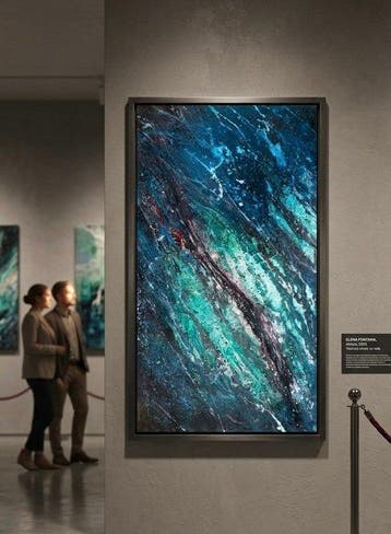 Fascetto Gianluca - “Grow” Quadro Astratto firma Fascetto