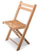 Premium houten klapstoel 36 x 36 x 93 cm (Stoelen), Verzenden, Nieuw