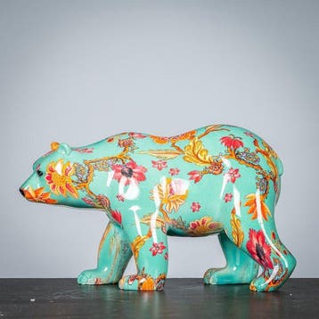 Figuur - Flowerpower beer - polystone