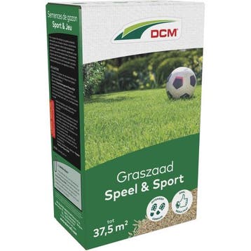 Graszaad speelgazon | DCM | 37.5 m² (Strooidoos, 750 gram), Verzenden, Nieuw