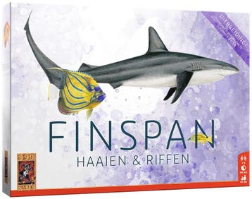 Finspan - Haaien en Riffen Uitbreiding | 999 Games -, Hobby en Vrije tijd, Gezelschapsspellen | Bordspellen, Verzenden, Nieuw