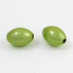 10 x Miracle kraal lime ovaal 10 x14mm (Miracle Beads), Ophalen of Verzenden, Nieuw, Kraal
