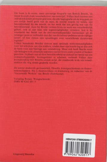 Bertolt Brecht 9789062620517 Volker, Verzenden, Gelezen, Volker