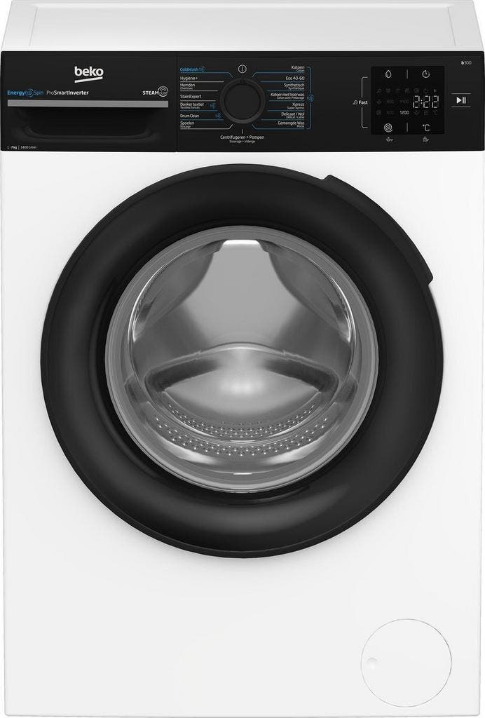 Beko Bm3wfu3741b1 Wasmachine - Steamcure® Technologie -, Witgoed en Apparatuur, Wasmachines, Nieuw, Voorlader, 85 tot 90 cm, Ophalen of Verzenden