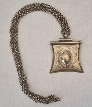 Traditionele Toeareg Tcherot Amulet Hanger met Dubbele