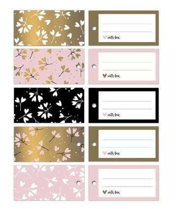 5x Cadeaulabel Najaar nature (kaartjes en overige, OUTLET), Ophalen of Verzenden, Nieuw