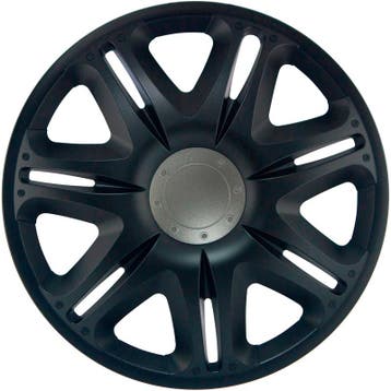 J-Tec 4-Delige Wieldoppenset Nascar 14-inch zwart, Ophalen of Verzenden, Nieuw
