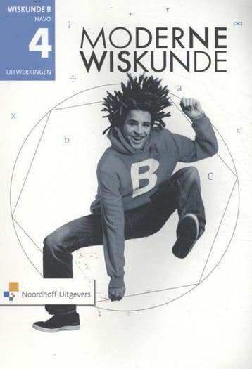 9789001850760 Moderne Wiskunde havo 4 wiskunde B Uitwerki..., Boeken, Verzenden, Zo goed als nieuw