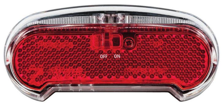 Bagagedrager Achterlicht AXA Riff - Batterij 50-80mm, Fietsen en Brommers, Fietsaccessoires | Fietsverlichting, Nieuw, Verzenden
