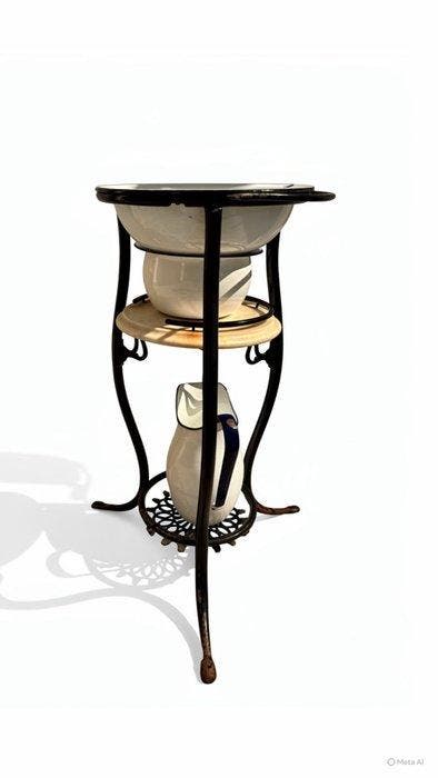 Lavabo - Smeedijzer, Antiek en Kunst, Curiosa en Brocante