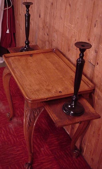 Antiek Hollands Thee tafel Dressoir Theetafel Side Table oak, Ophalen