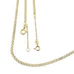 Gouden Prince of Wales schakelketting, Ophalen of Verzenden, Gebruikt, Overige kleuren, Goud