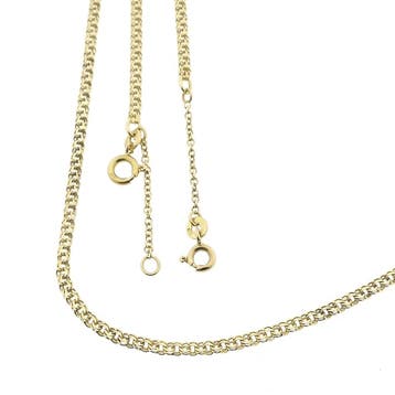 Gouden Prince of Wales schakelketting, Ophalen of Verzenden, Gebruikt, Goud, Goud