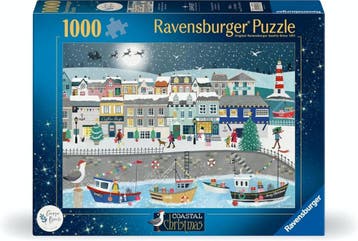 Kerstmis in de Haven Puzzel (1000 stukjes) | Ravensburger -, Hobby en Vrije tijd, Verzenden, Nieuw