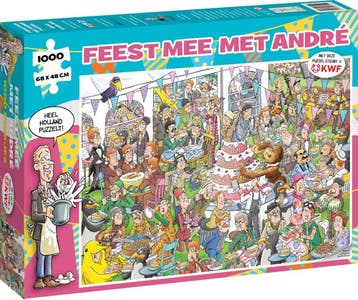 Andre van Duin - Feest mee met André Puzzel (1000 stukjes) |, Verzenden, Nieuw