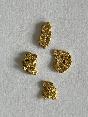 Goud Goud nugget- 0,3 g - (4)