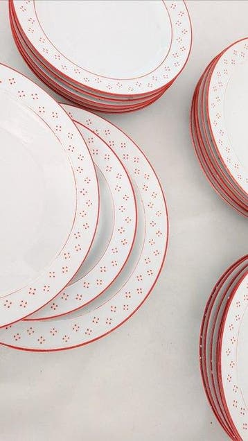 GALVANI Ceramiche - Eetservies voor 6 (17) - Porselein