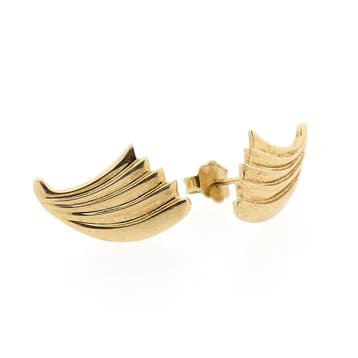 Gouden oorbellen, Sieraden, Tassen en Uiterlijk, Oorbellen, Ophalen of Verzenden, Gebruikt, Overige kleuren, Goud