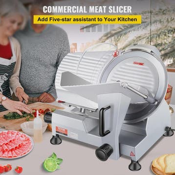 Professionele Elektrische Vlees Snijmachine 10 inch - Kracht, Verzenden, Nieuw in verpakking