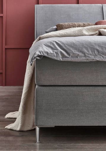 Boxspringset Chateau - incl topper, Verzenden, Nieuw, Wit