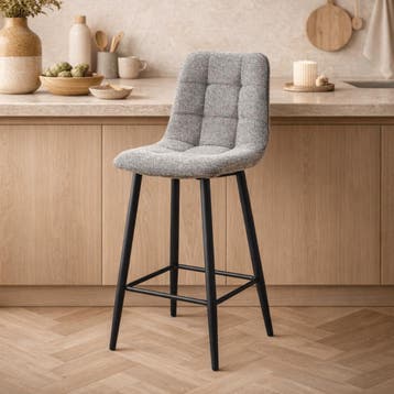 DS4U Hugo barkruk 65 cm - taupe, Ophalen of Verzenden, Nieuw