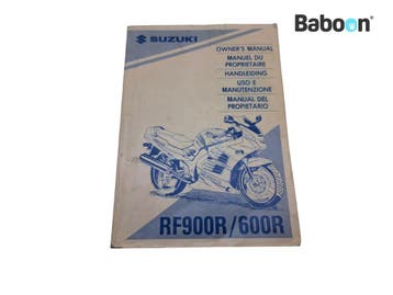 Instructie Boek Suzuki RF 900 R 1994-1998 (RF900R GT73B), Verzenden, Gebruikt