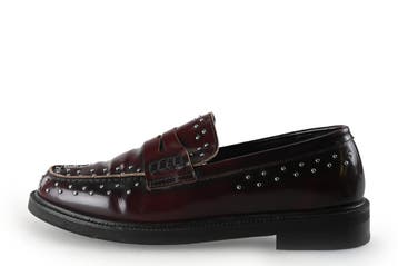 Stefano Lauran Loafers in maat 38 Rood, Kleding | Dames, Schoenen, Verzenden, Overige typen, Zo goed als nieuw, Stefano Lauran