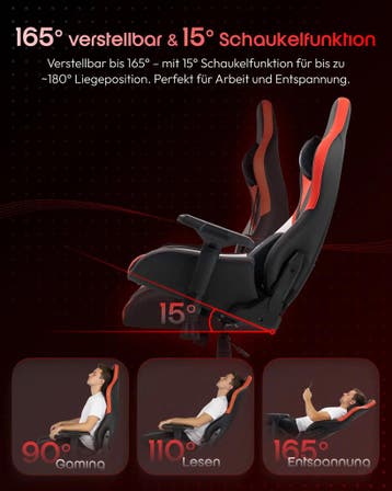 Ergonomische Bureaustoel -  Office Chair - Gamestoel - Volwa, Verzenden, Zo goed als nieuw