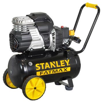 Stanley Fatmax compressor S244/8/24 - FMXCM0051E zwart/geel, 6 tot 10 bar, Nieuw, Ophalen of Verzenden, Minder dan 200 liter/min