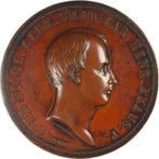 Nederland. Historical Medal 1858 Coming of Age of Crown, Postzegels en Munten, Munten | Nederland