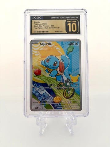 Pokémon - 1 Graded card - Squirtle - First Partner, Nieuw